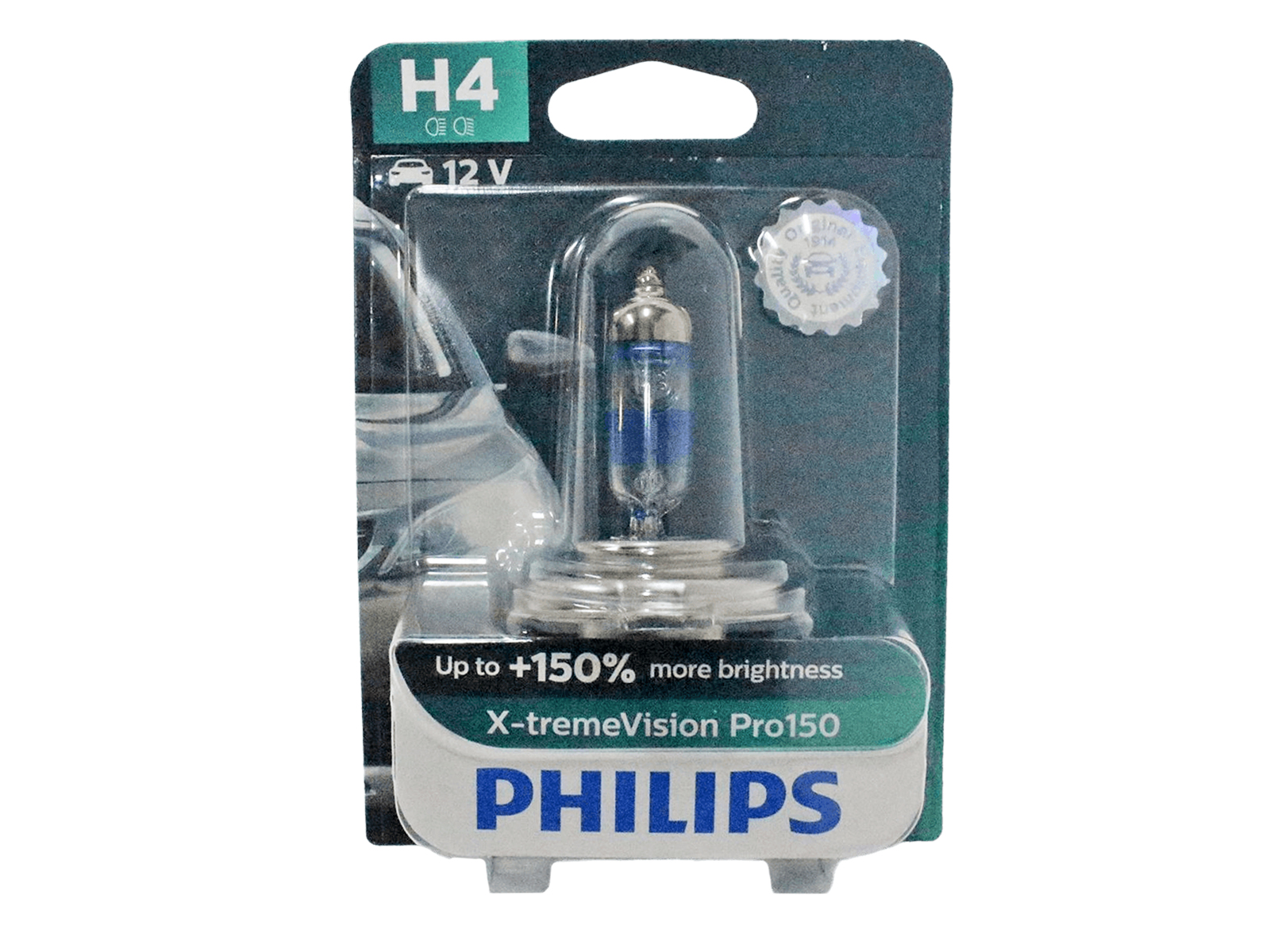 Лампа 12Vx60/55W H4 PHILIPS X-TREME VISION PRO 150 блистер фотография №1