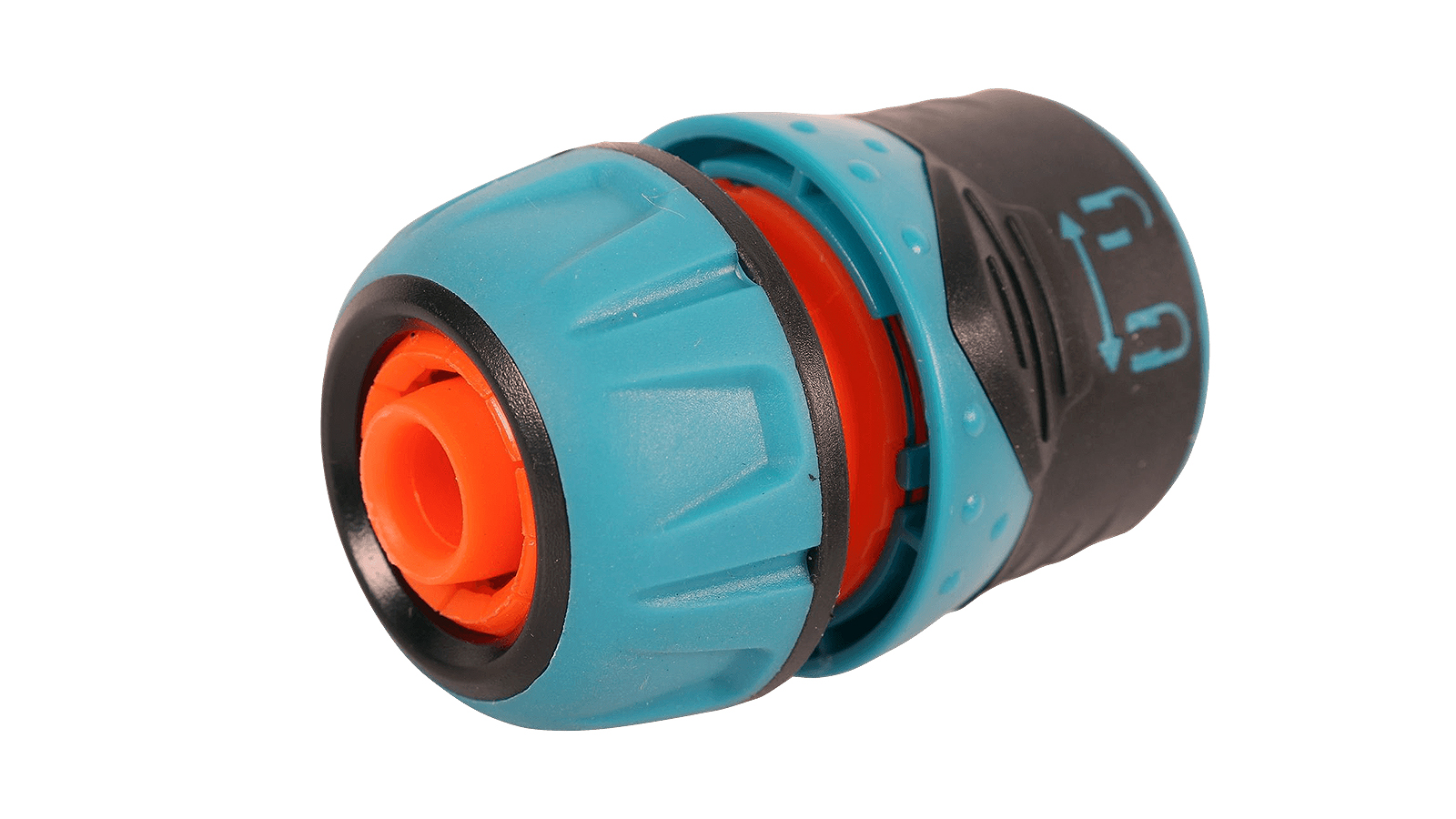 Соединитель быстросъёмный для шланга GRINDA PROLine TL-12 1/2 с запирающим механизмом из ударопрочного пластика с TPR фотография №3