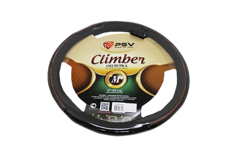 Оплетка на руль PSV CLIMBER Fiber черный М фотография №1