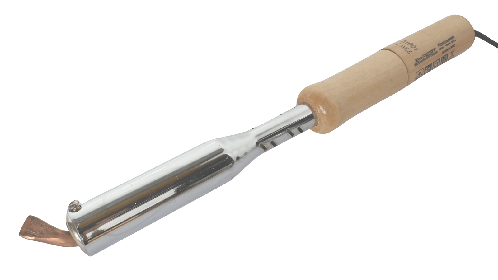 Паяльник 220В 100Вт дерево AR-HL 020-100W фотография №3