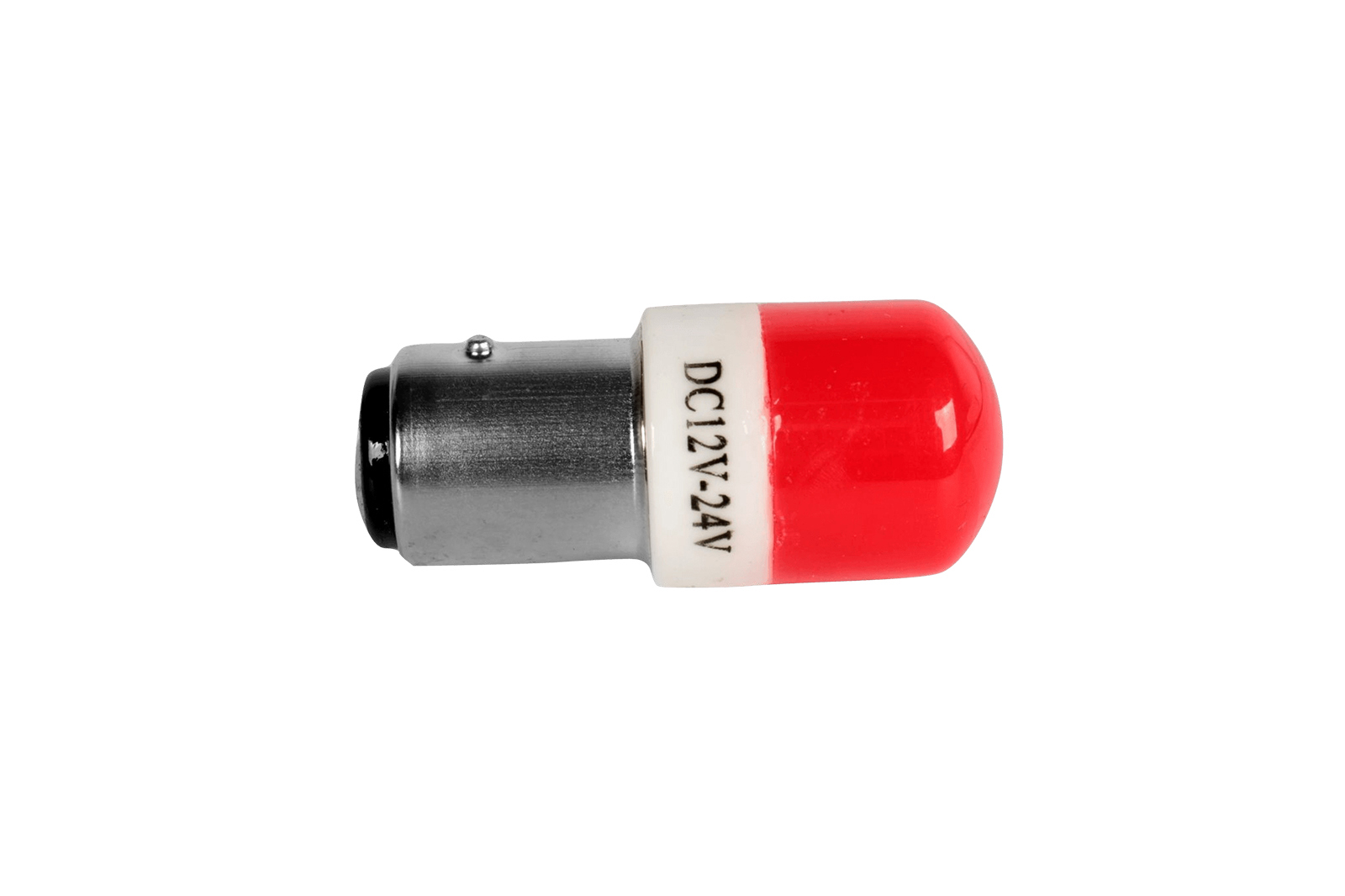 Лампа 12V-24Vx21/5W диодная стробоскоп красная фотография №1