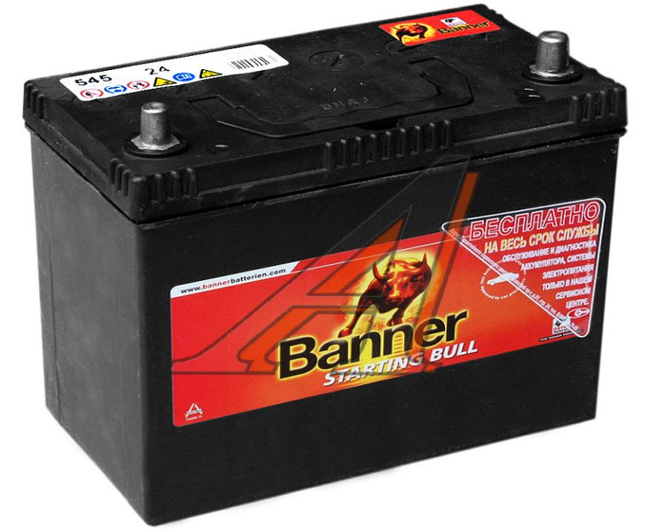 Аккумуляторная батарея BANNER Starting Bull 24 6СТ45 тон.кл. фотография №1
