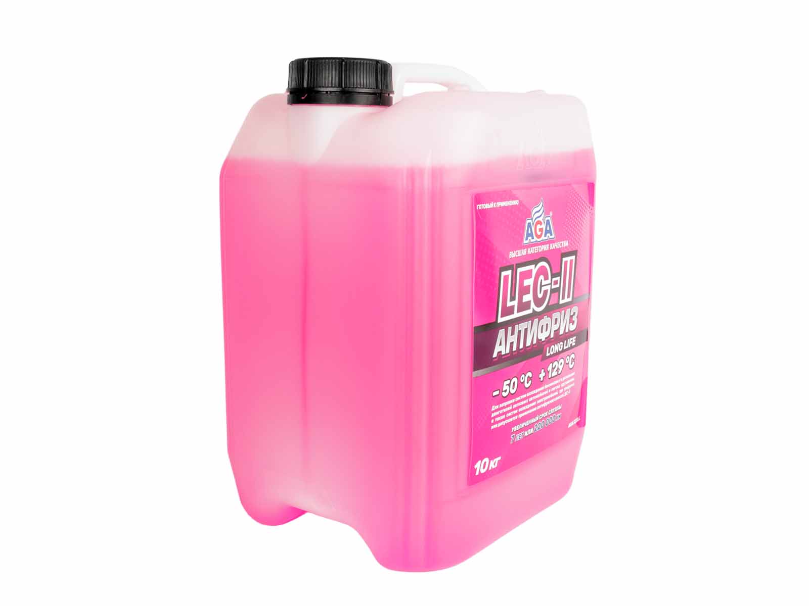 Антифриз AGA -50C розовый 10кг фотография №2
