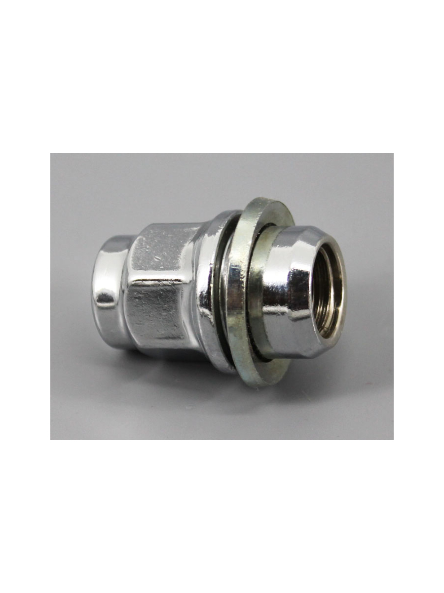 Гайка колеса ключ 21 закрытая с шайбой фотография №1