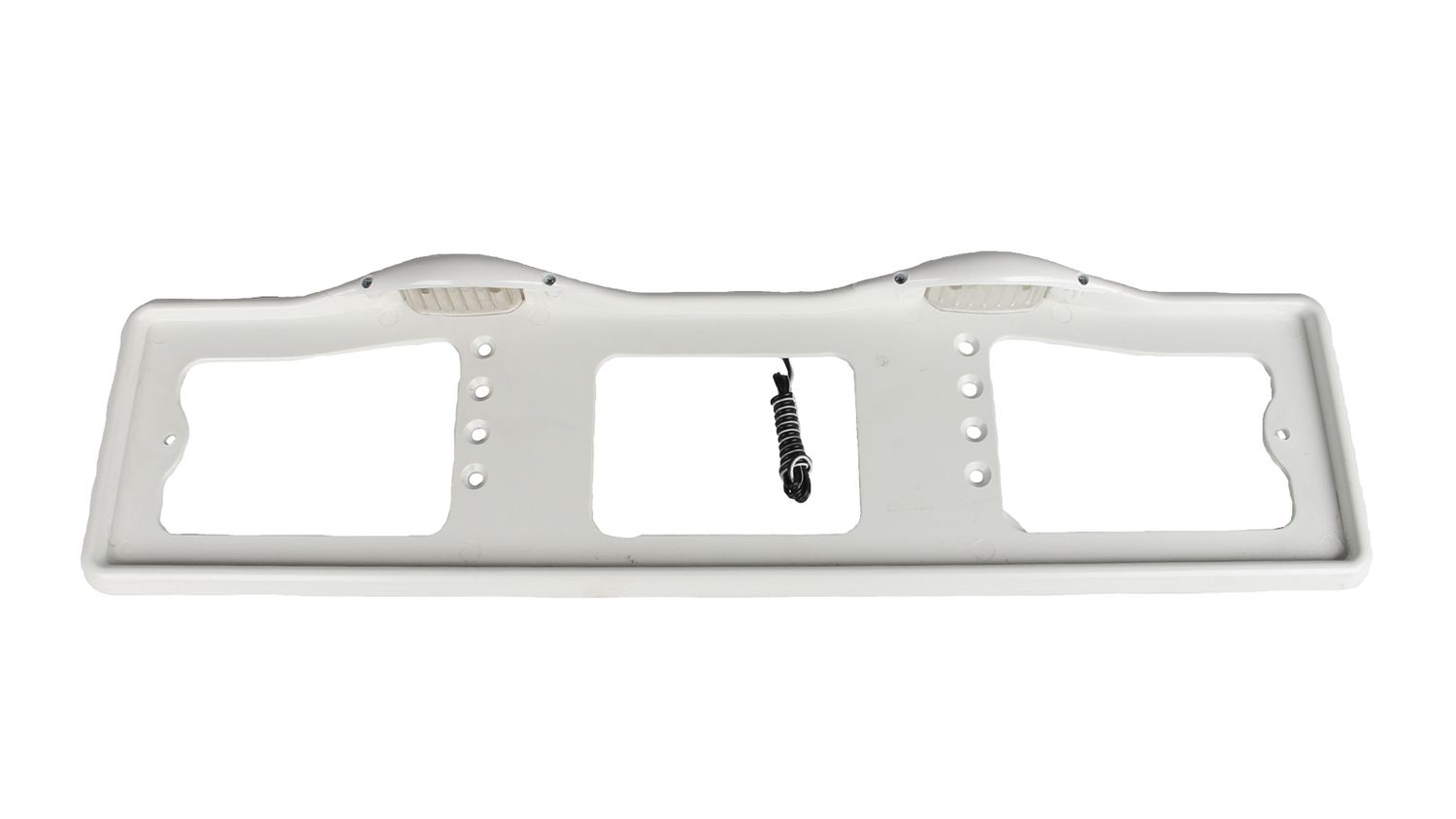 Рамка знака номерного верхняя подсветка белая 1 штука AB-001W фотография №1