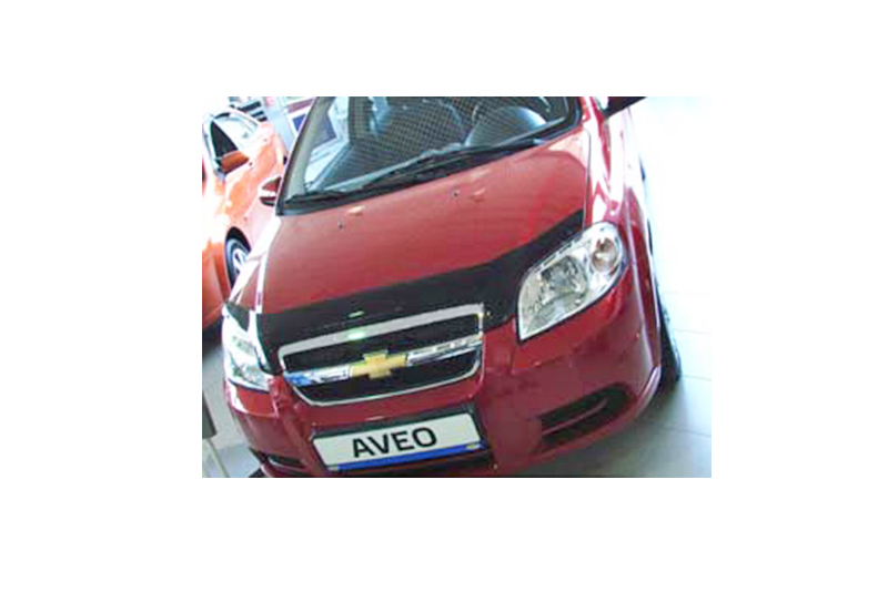 Дефлектор капота CHEVROLET AVEO 2003-2011 седан SCHAVE0312 фотография №2