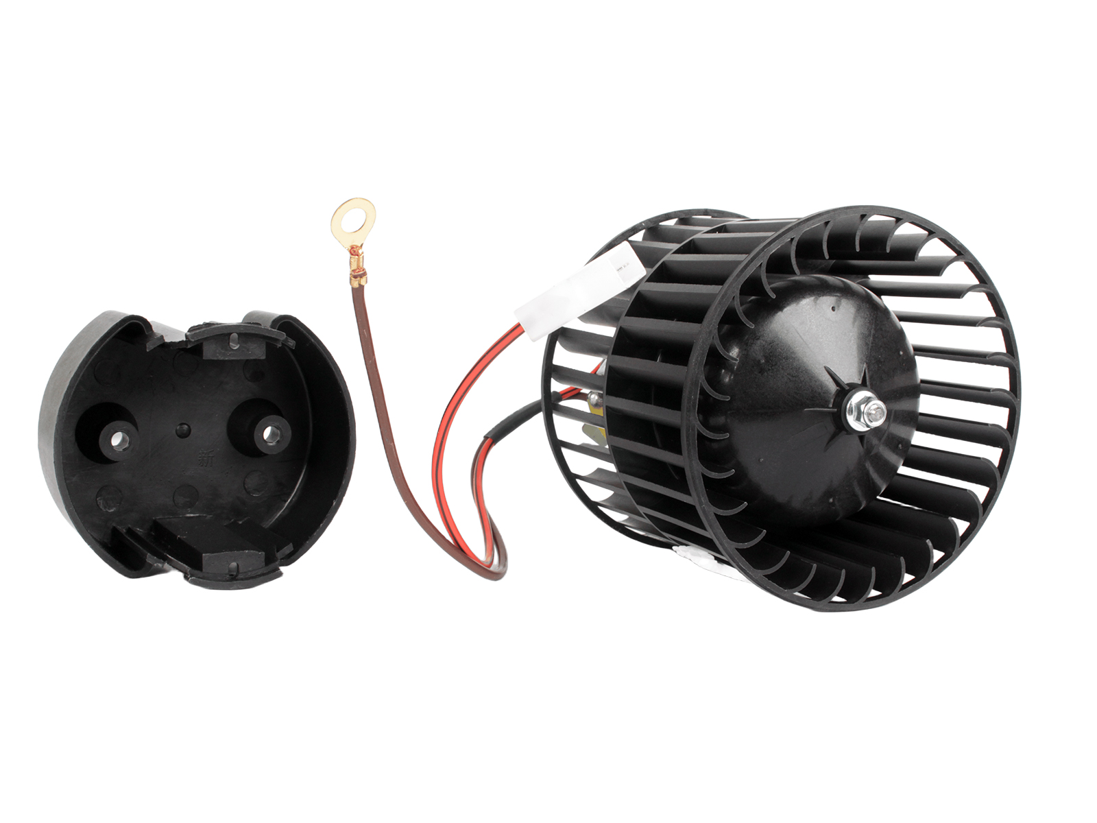 Мотор отопителя ВАЗ-2108, ИЖ-2126 в сборе с крыльчаткой LUZAR LFH0108 фотография №1