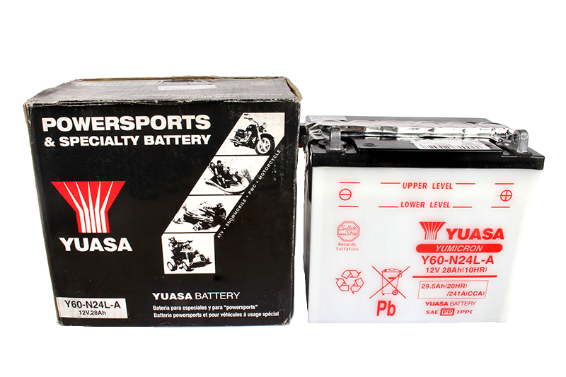 Мотоаккумулятор YUASA Y60-N24L-A фотография №1