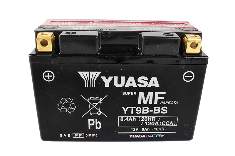 Мотоаккумулятор YUASA YT9B-BS фотография №3