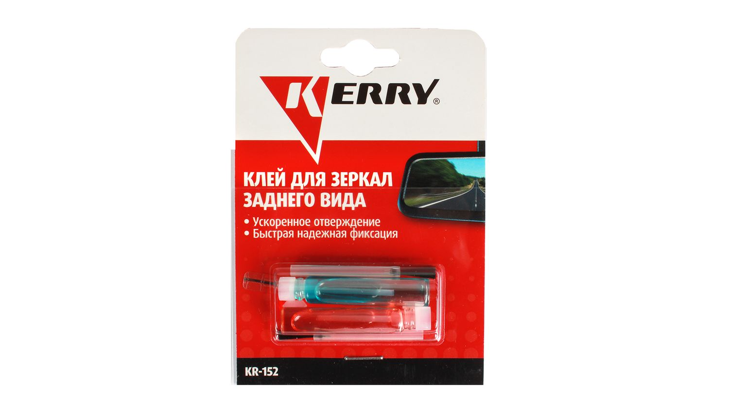 Клей для зеркала заднего вида 0.5гр х2 KERRY KR-152 фотография №1