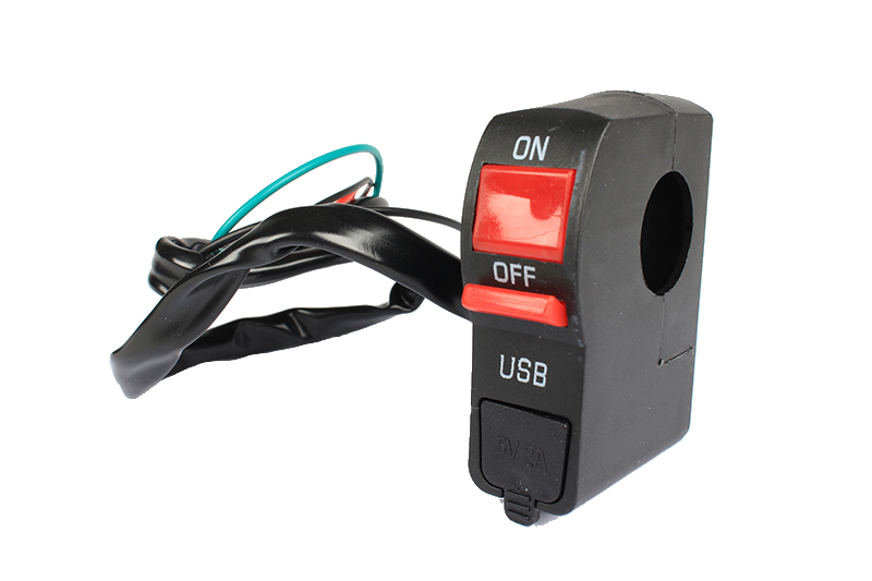 Кнопка стоп двигателя с зарядкой USB фотография №2