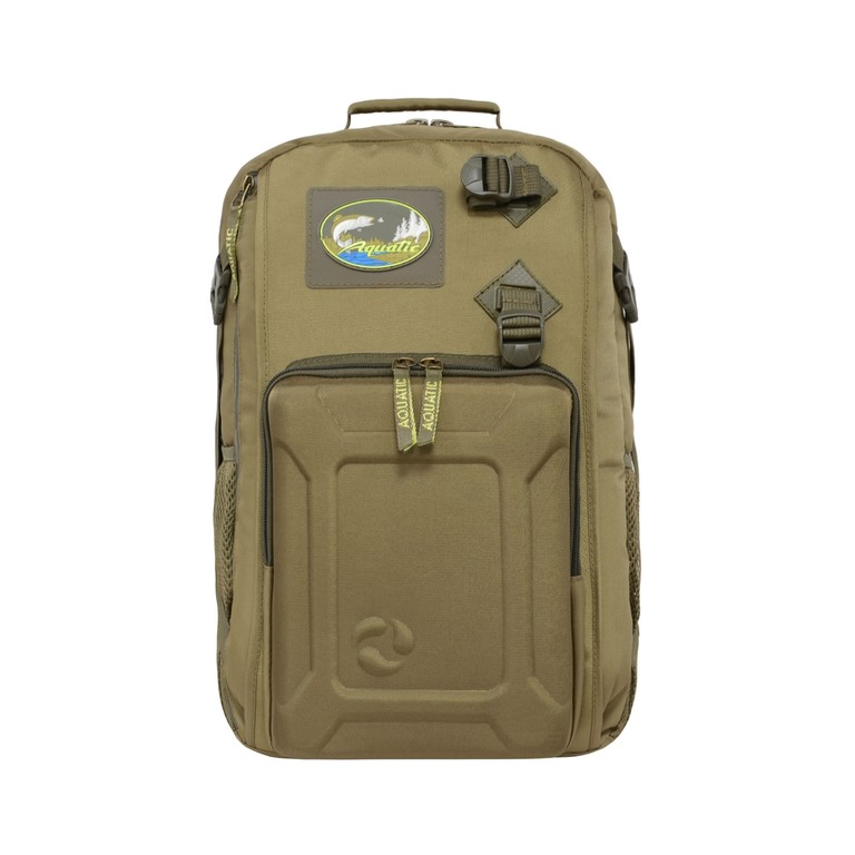 Рюкзак Aquatic РК-02Х рыболовный с коробками FisherBox цвет хаки
