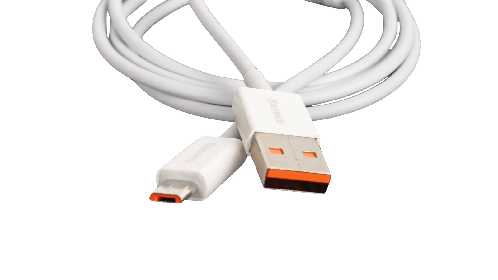 Кабель зарядный USB Baseus Micro 2A 1m white фотография №3