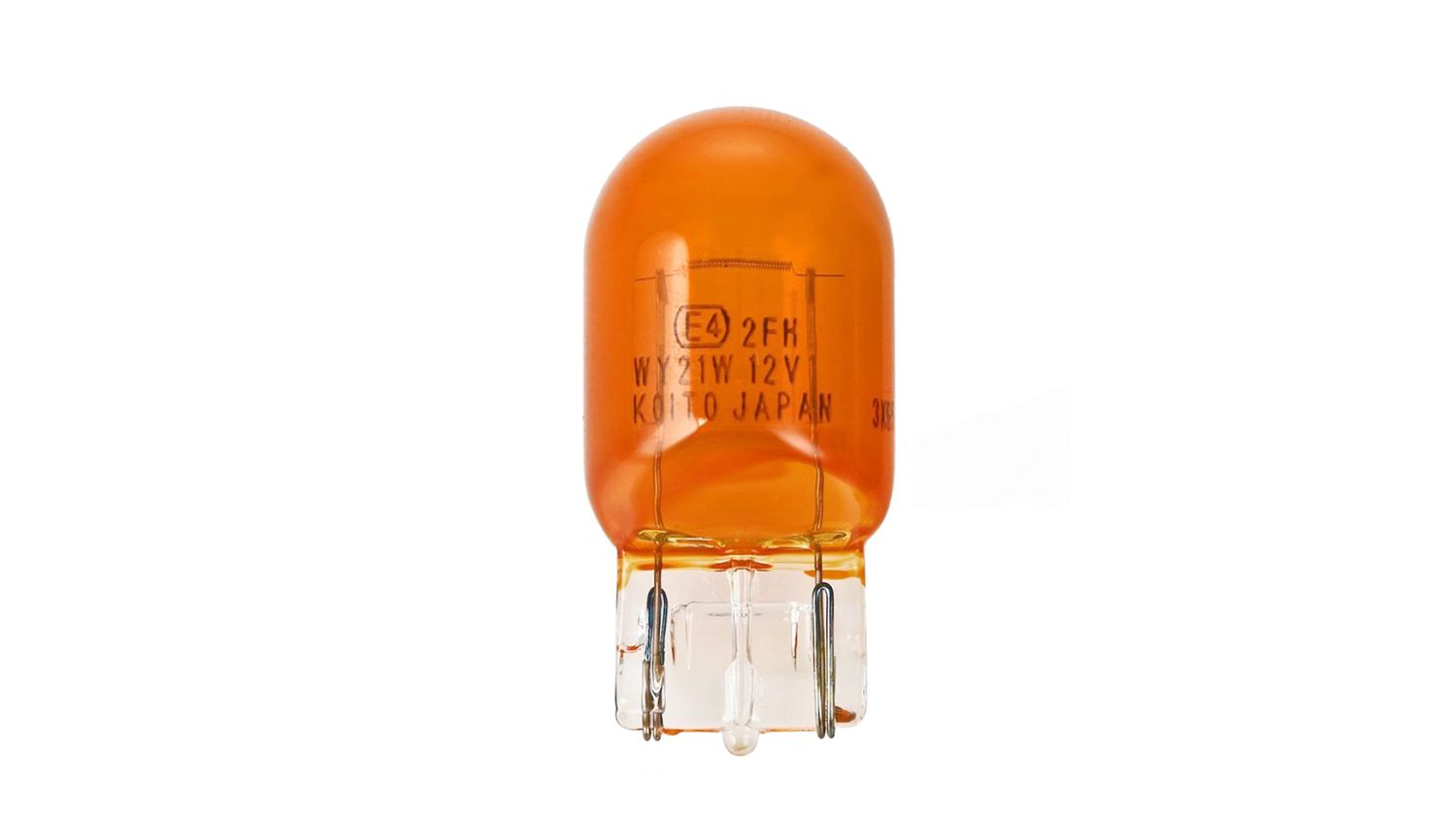 Лампа 12V 21W KOITO T20 ECE WY21W оранжевая комплект фотография №1
