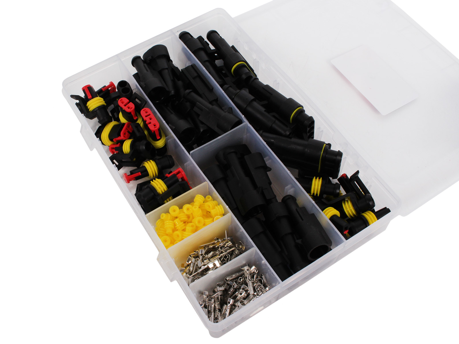 Набор разъемов автомобильных влагозащищенных 254 предмета AR-NVR254P ANROKEY фотография №3