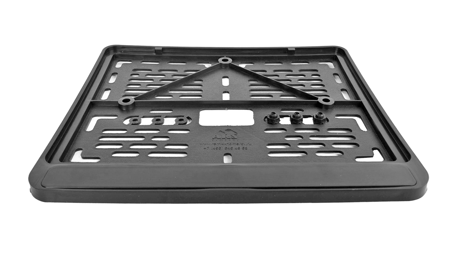 Рамка для номера мотоцикла с защелкой квадратная С/О фотография №2