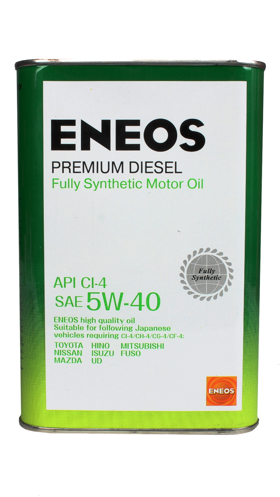 Масло моторное ENEOS SUPER DIESEL 5W40 0.94л Gl-4 фотография №1