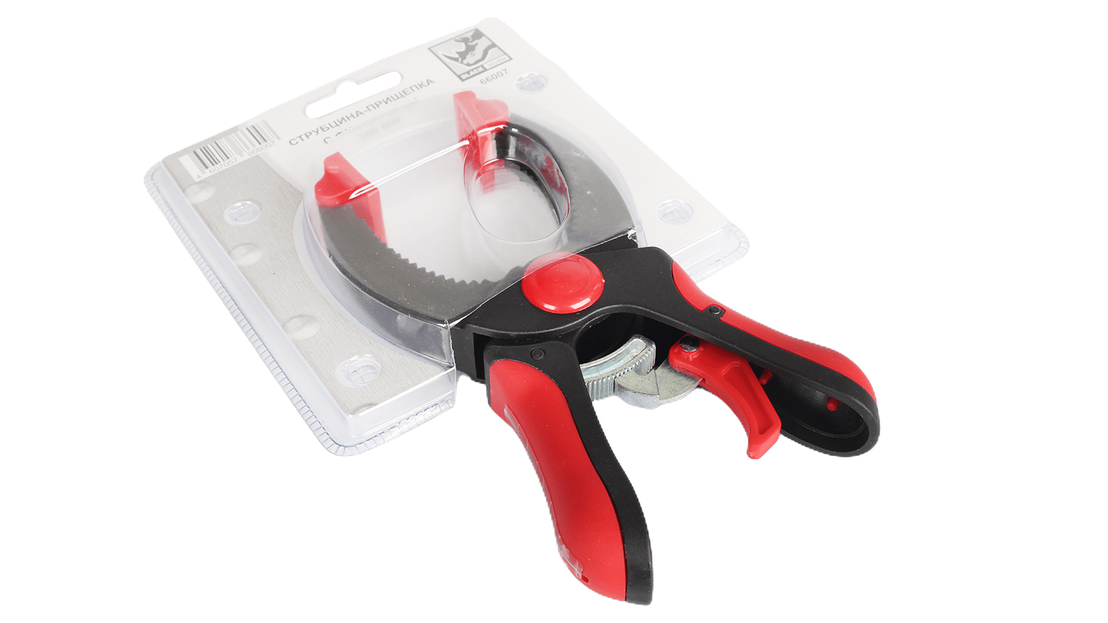 Струбцина-прищепка BlackHorn с фиксатором 6.5 160мм 66007 фотография №2