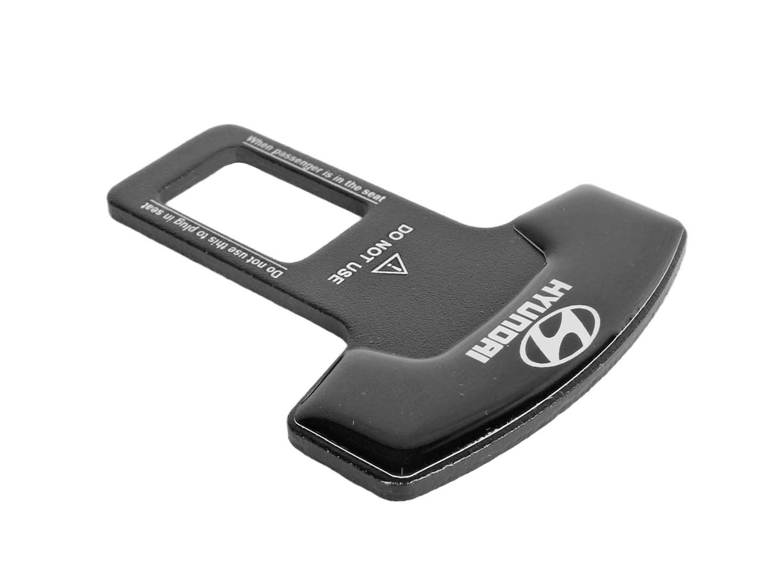 Заглушка ремня безопасности металлическая HYUNDAI 1 штука фотография №4