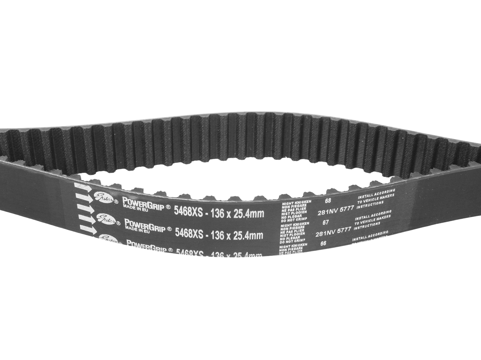 Ремень ГРМ ВАЗ-2112 GATES усиленный фотография №3