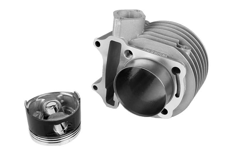 Цилиндро-поршневая группа 157QMJ 4Т d-57,4мм 150cc (поршень с тефлоновым покрытием) фотография №4