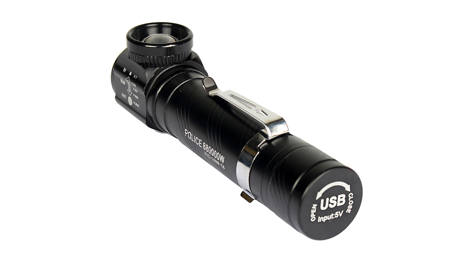 Фонарь налобный светодиодный магн. АКБ USB YYC-1039-T6 фотография №3