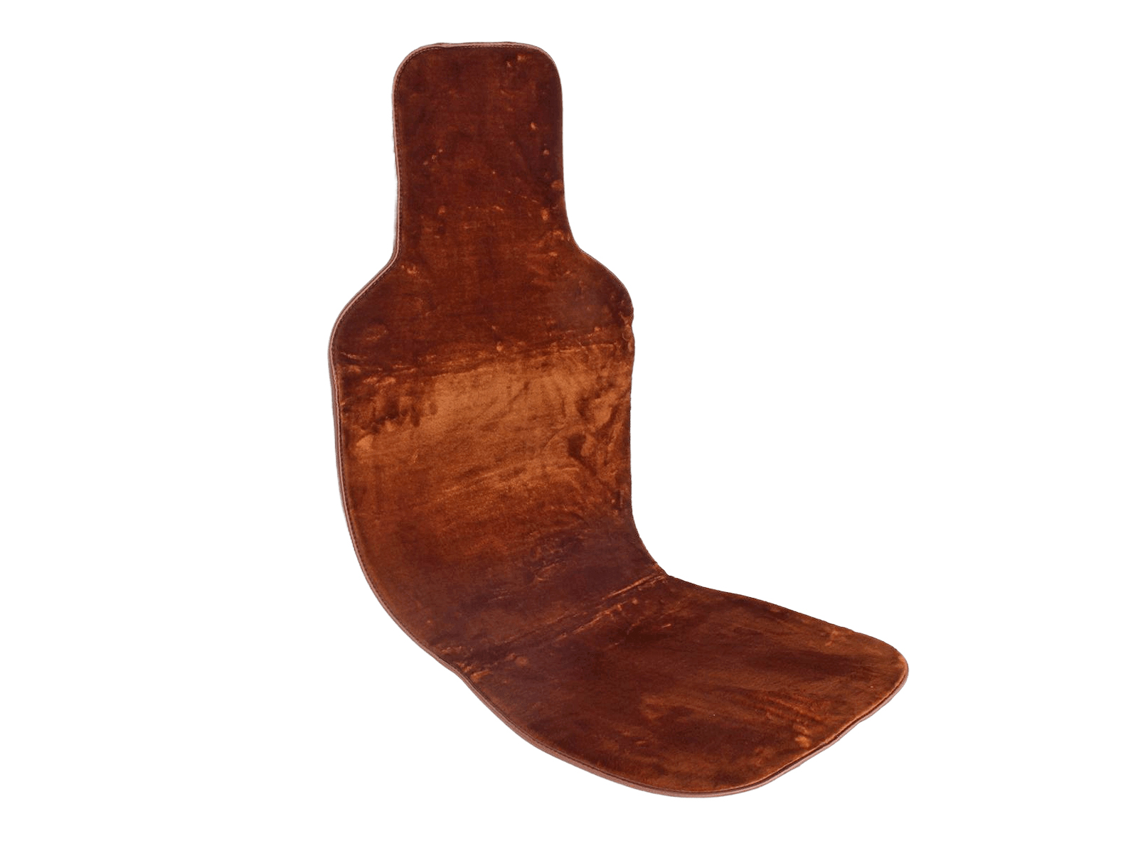 Накидка меховая на сиденье GOLDEN SNAIL коричневая GS 9018 фотография №2