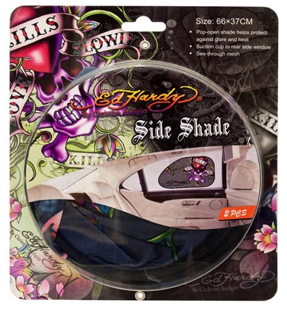 Шторки солнцезащитные ED HARDY на боковые стекла 00108 фотография №1