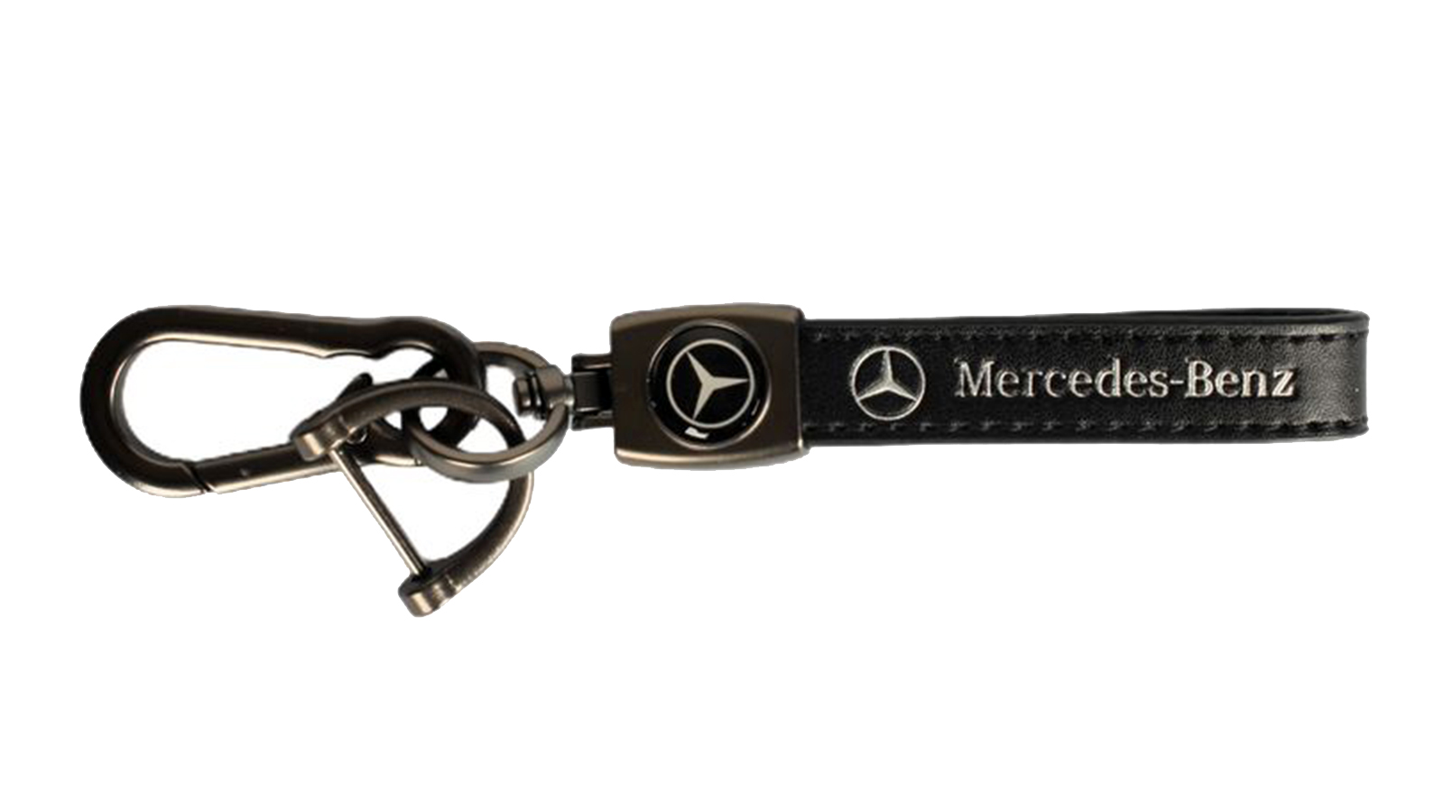 Брелок для авто кожаный с логотипом MERSEDES фотография №1