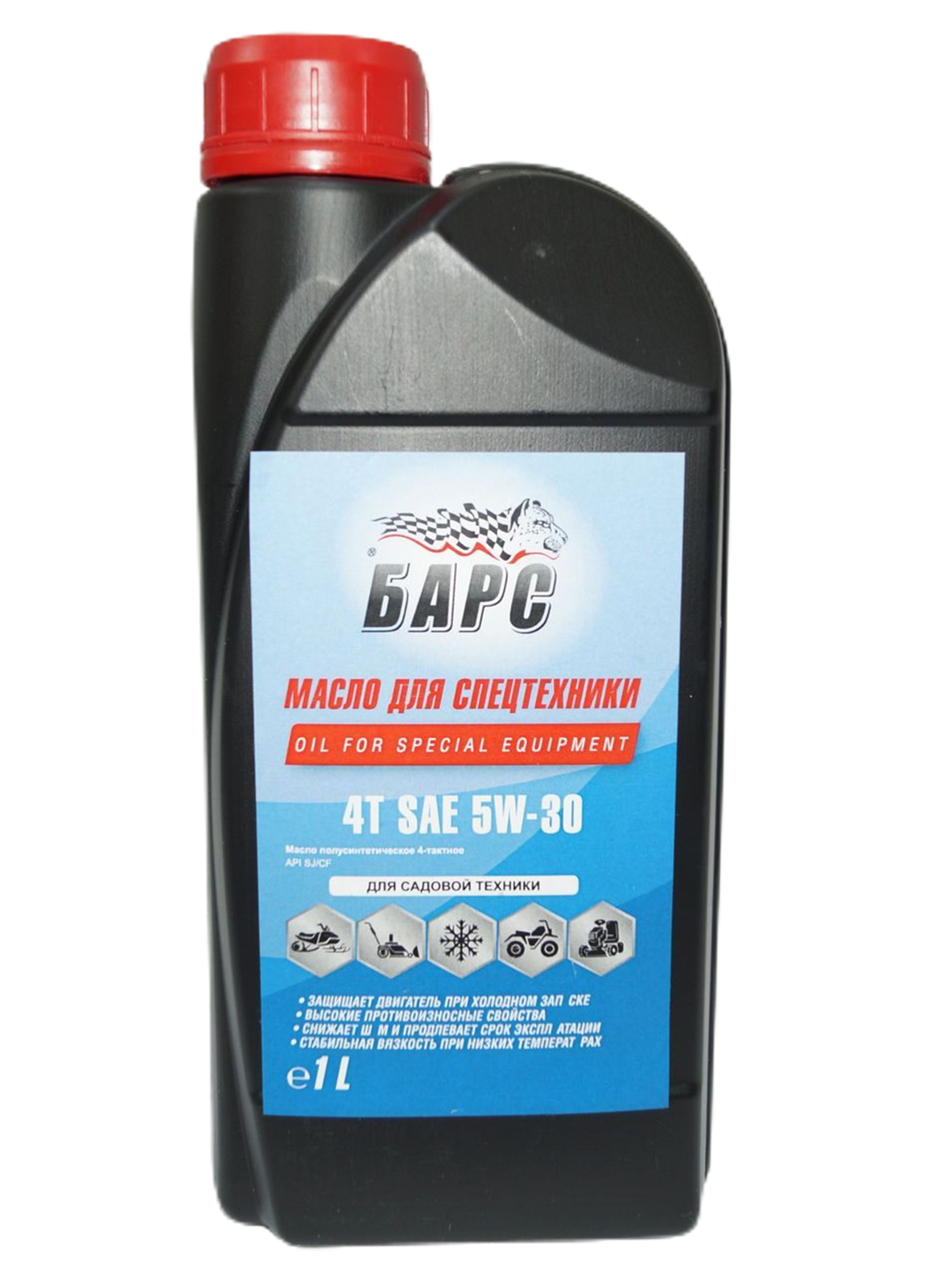 Масло моторное БАРС 4Т SAE 5W30 1л фотография №1