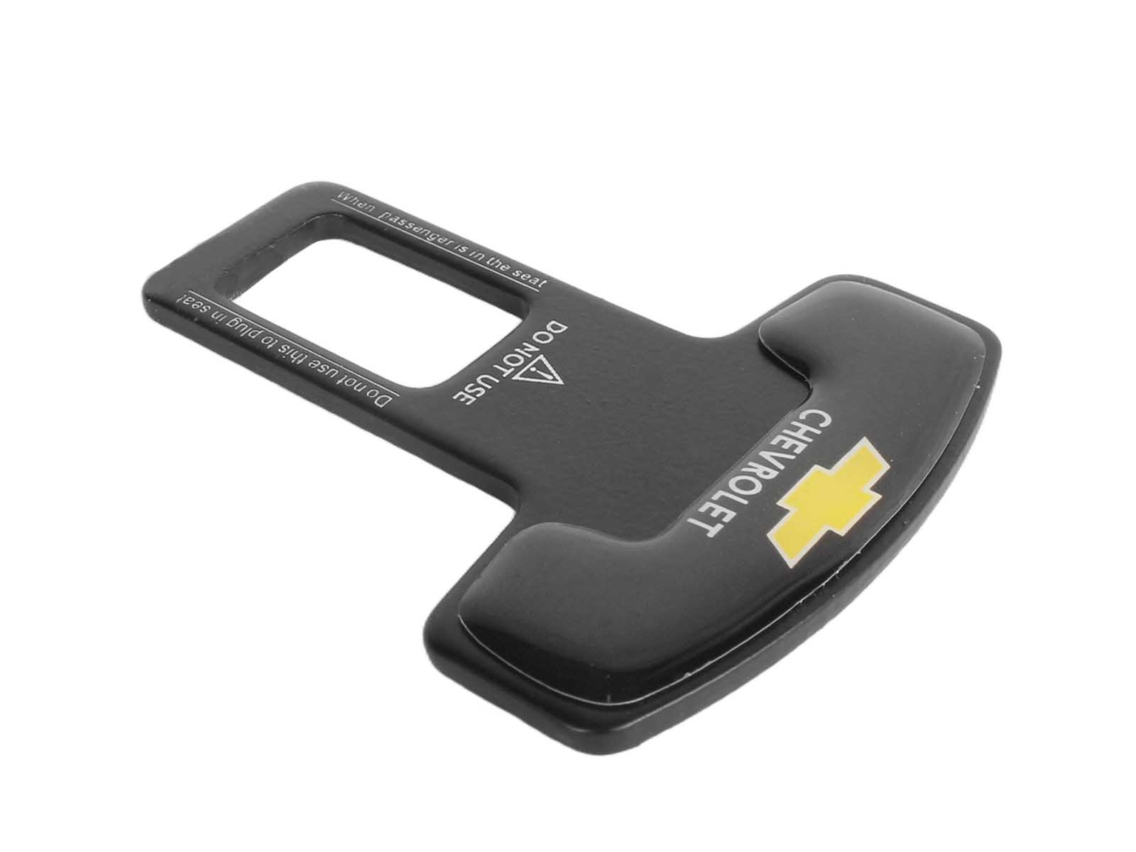 Заглушка ремня безопасности металлическая CHEVROLET 1 штука фотография №4