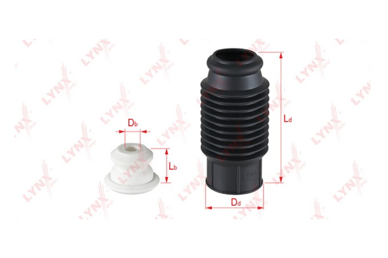 Защитный комплект амортизатора LYNX PR-48620 фотография №1