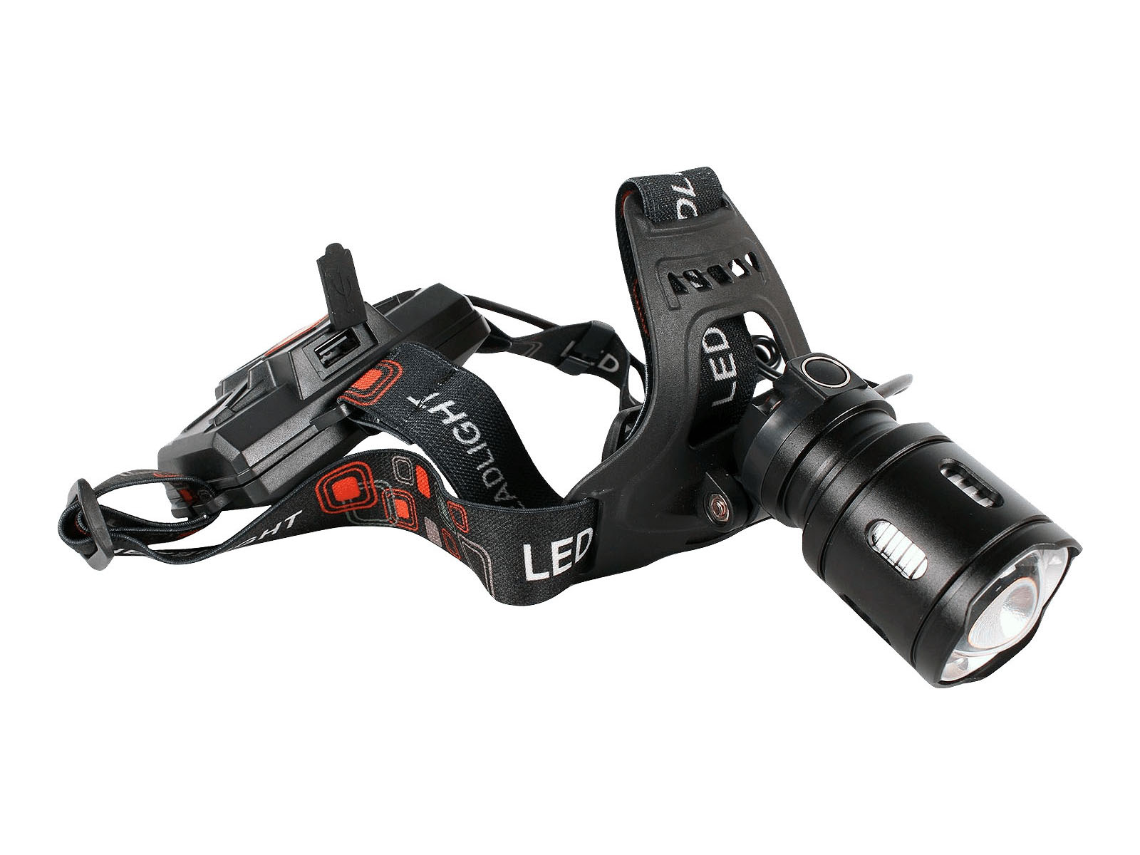 Фонарь налобный светодиодный T30 АКБ USB P90 AR-FA-T30-P90 фотография №9