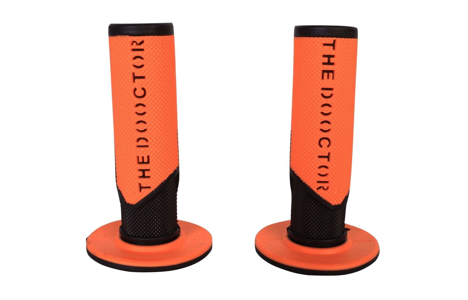 Ручки руля ZX-B548 оранжевые/черные фотография №1