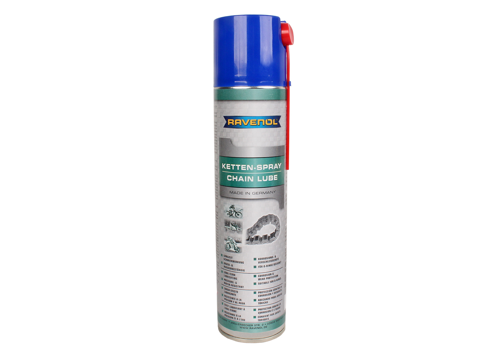 Смазка RAVENOL KETTENOEL для цепей 400мл 1360303-400 фотография №1 Смазка RAVENOL KETTENOEL для цепей 400мл 1360303-400 фотография №1