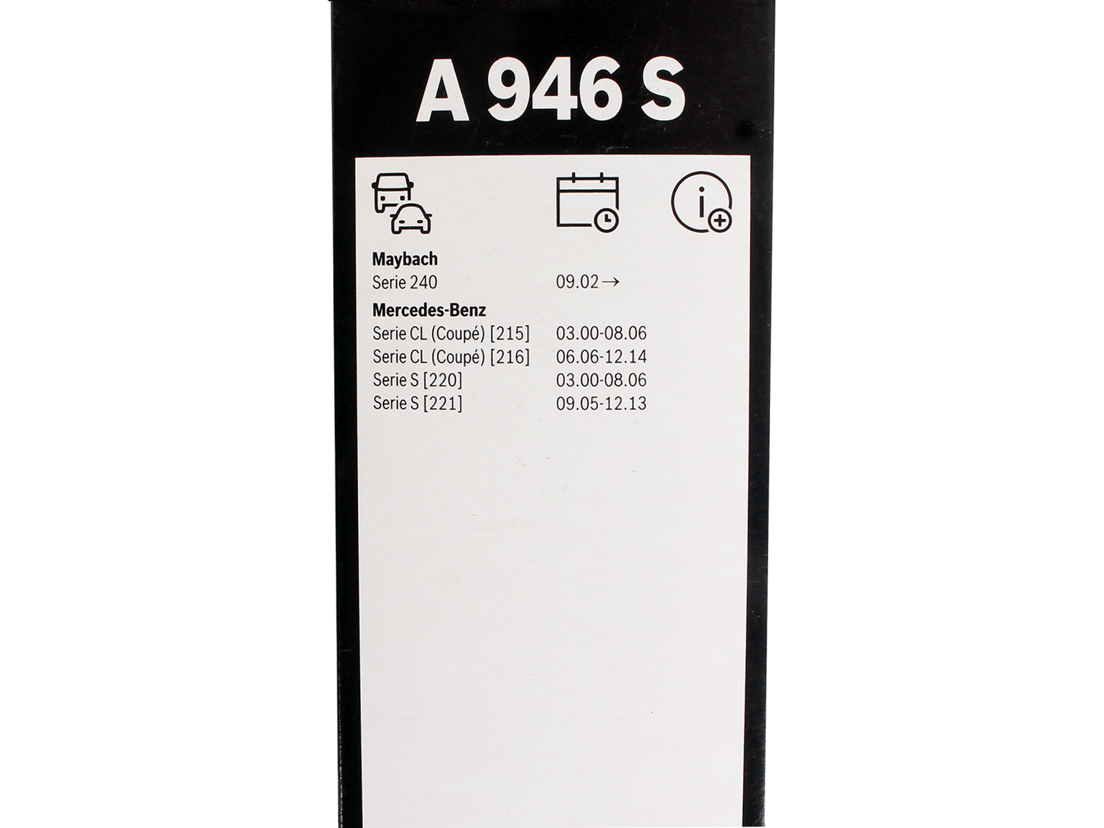 Щетка стеклоочистителя BOSCH комплект 3397118946 A946S фотография №6