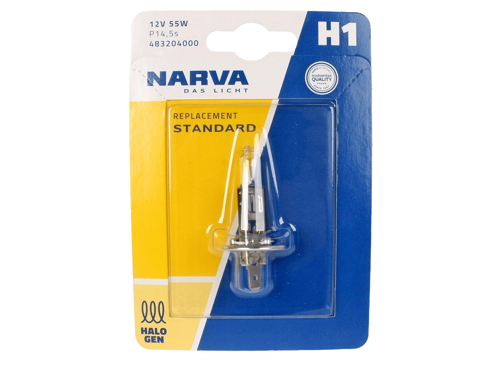 Лампа 12Vx55W H1 NARVA N-48320 фотография №1