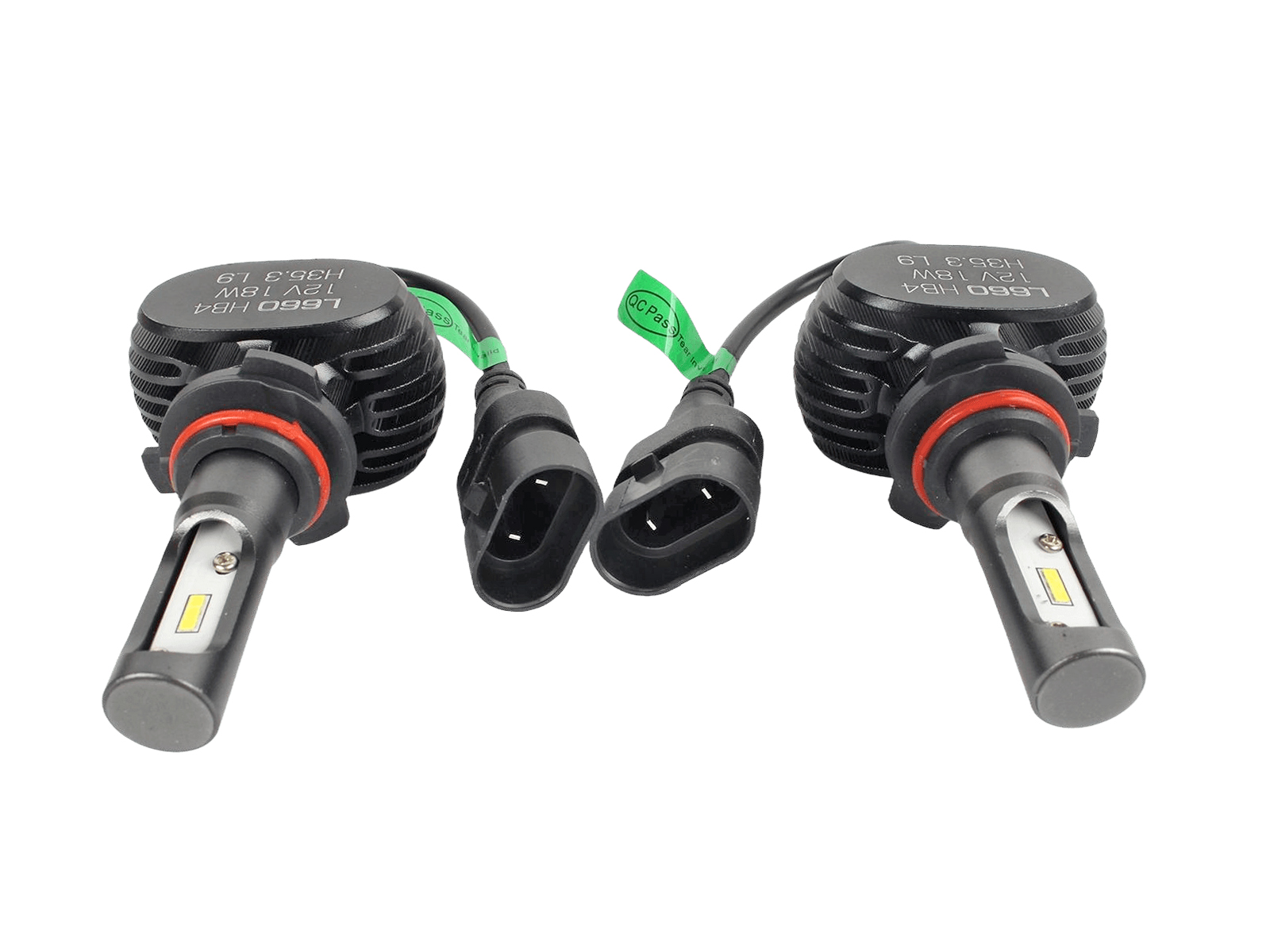 Лампы светодиодные MASUMA LED HB4 18W 6000K 4000LM P22D L660 комплект 2 штуки фотография №2