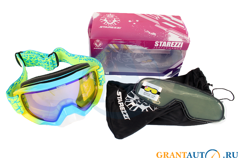 Очки кроссовые STAREZZI GOGGLES SHOW REVO BLUE 186-907 фотография №1