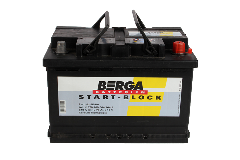 Аккумуляторная батарея BERGA Start-block 6СТ70 обратная фотография №1