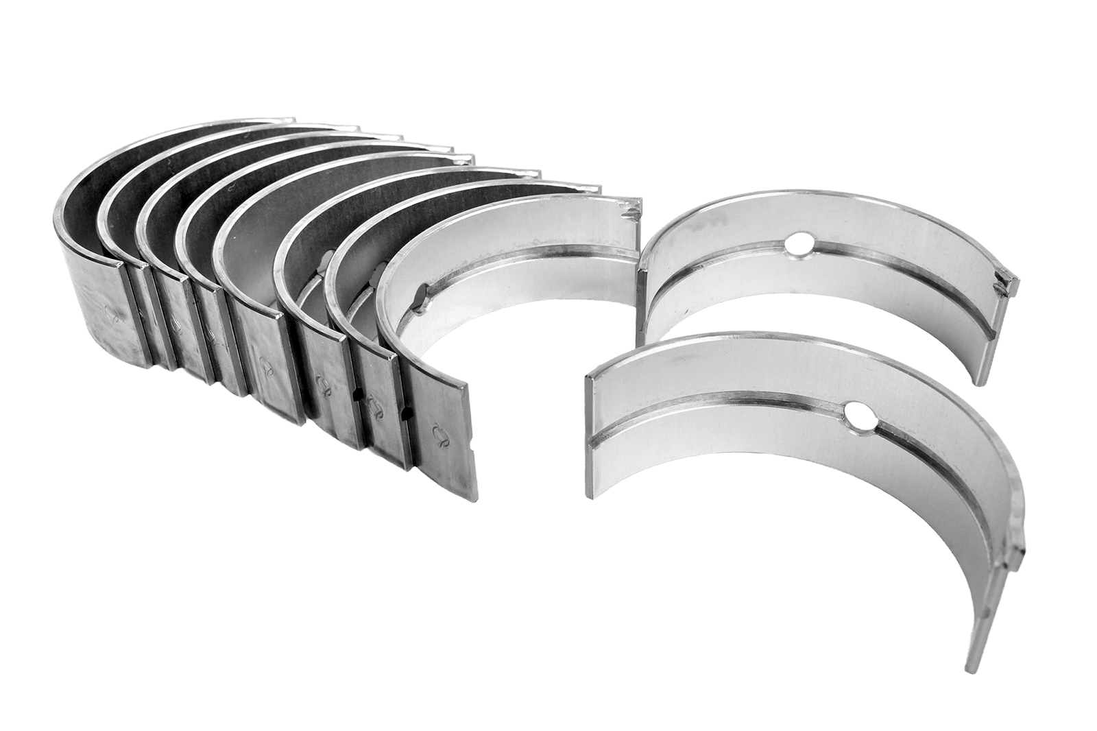 Вкладыши ГАЗ-24, УАЗ коренные d+0.00 комплект АО ЗМЗ 24-1000102-01 фотография №3