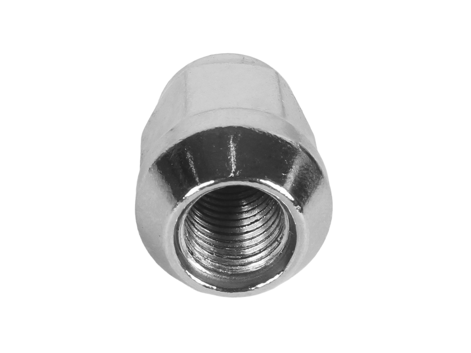 Гайка колеса М12х1.5х30 закрытая кл.19 конус хром фотография №3
