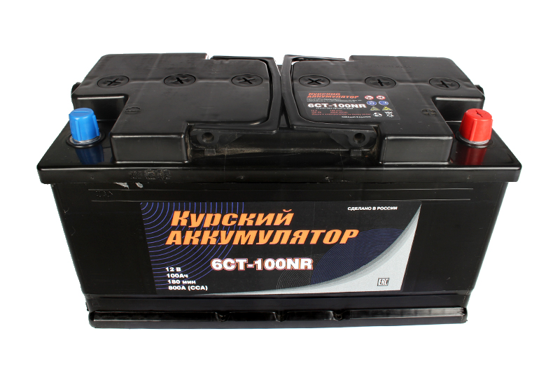 Аккумуляторная батарея КУРСК 6СТ100 обратная фотография №1