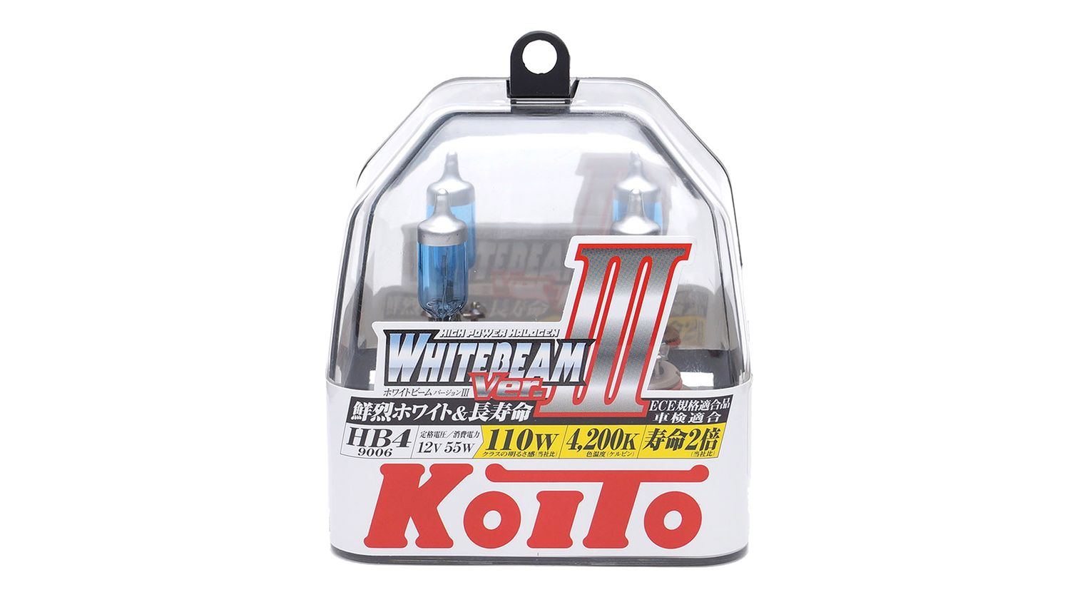Лампа 12V 55W HB4 KOITO WHITEBEAM 2шт фотография №1