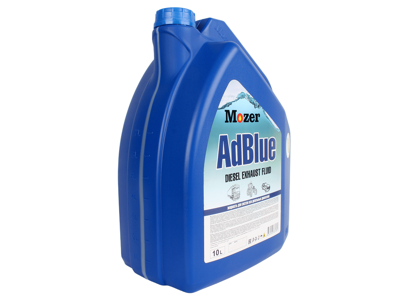 Жидкость для систем SCR AdBlue MOZER 10л фотография №2