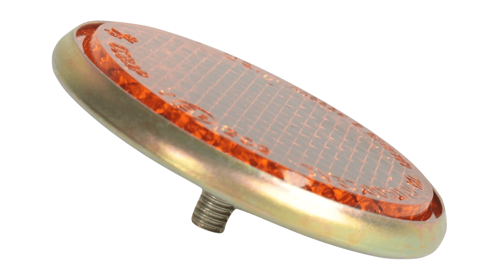 Катафот круглый оранжевый ОСВАР 15.3731-01 фотография №3