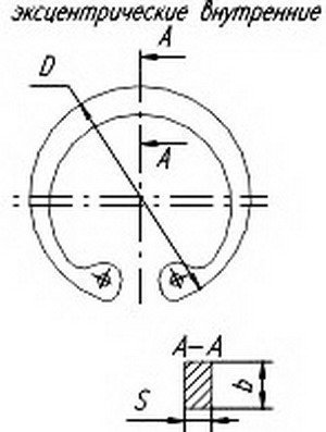 Скоба ЗИЛ крепления трубопровода d=21.8; S=1.0; b=2.2 РААЗ фотография №1