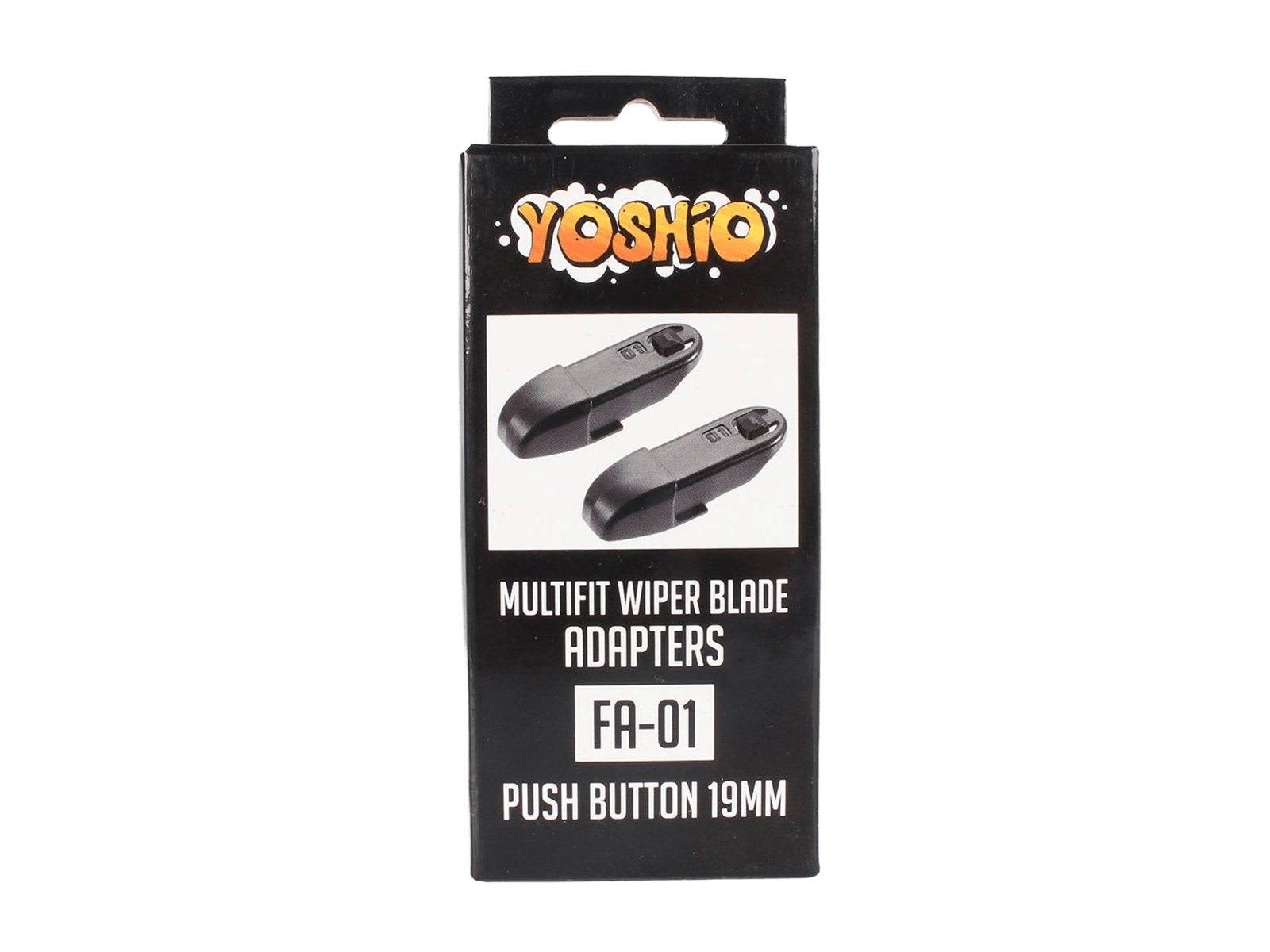 Адаптеры для щеток стеклоочистителя YOSHIO под крепление PUSH BUTTON 19мм 2шт фотография №4