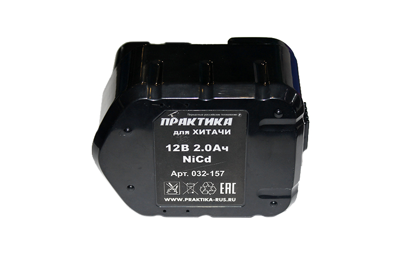 Аккумулятор ПРАКТИКА для HITACHI 12В 2.0Ач NiCD 032-157 фотография №3