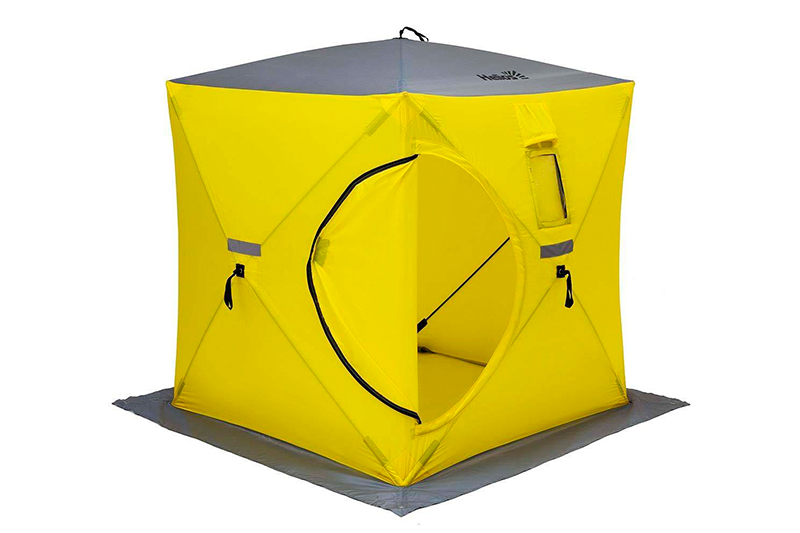 Палатка  зимняя Helios Куб 1,5х1,5 yellow/gray